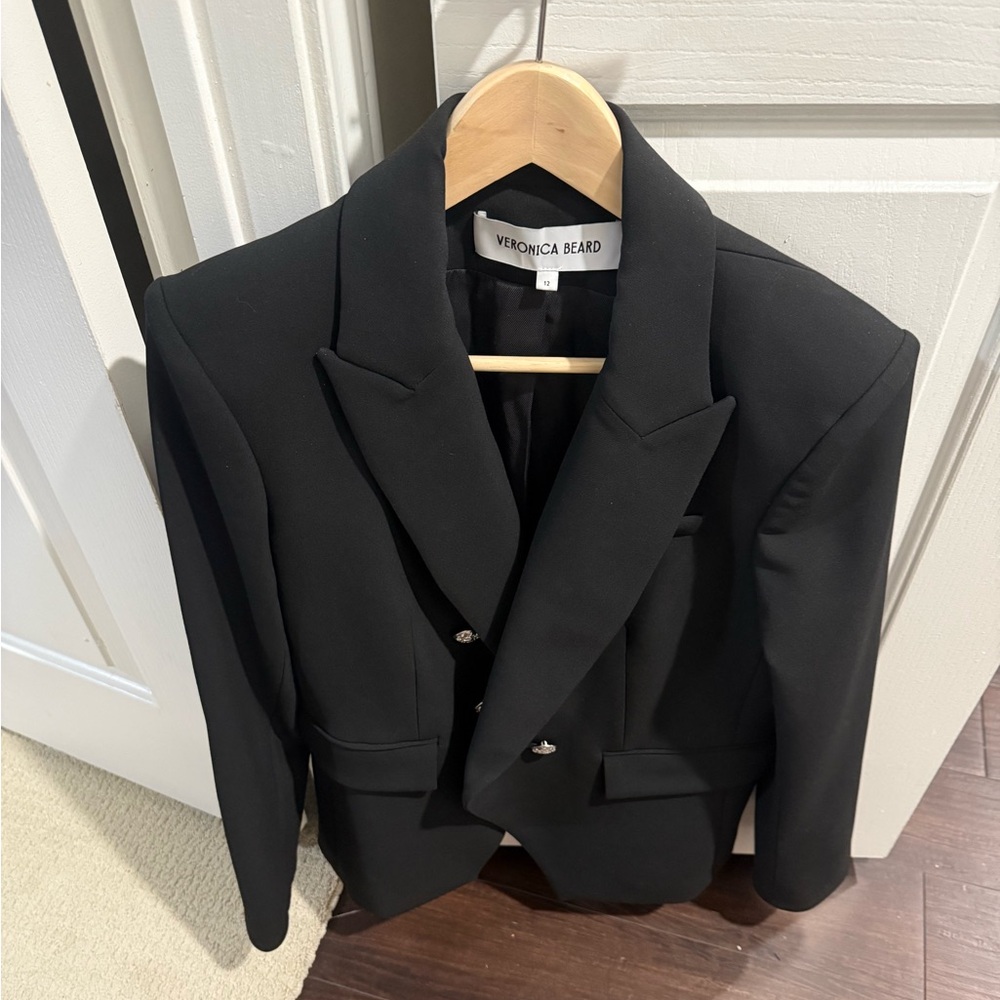 Veronica beard miller blazer - black